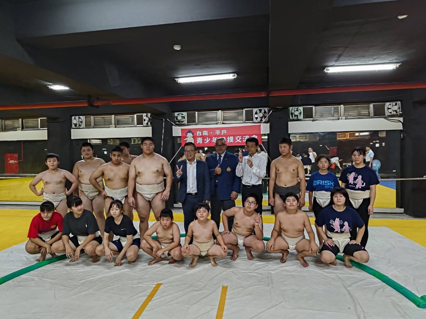 台日青少年相撲交流 台南於延平國中登場