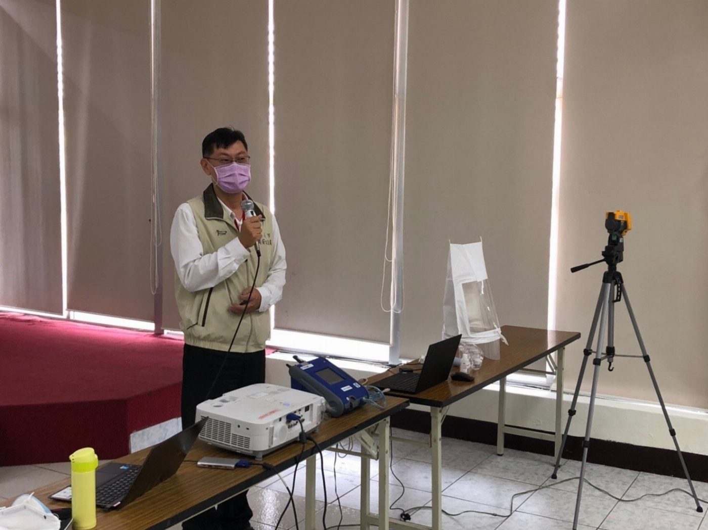 南市勞工局9月3日辦理有機溶劑作業危害預防與呼吸防護宣導 透過實作演練提升危害預防知能
