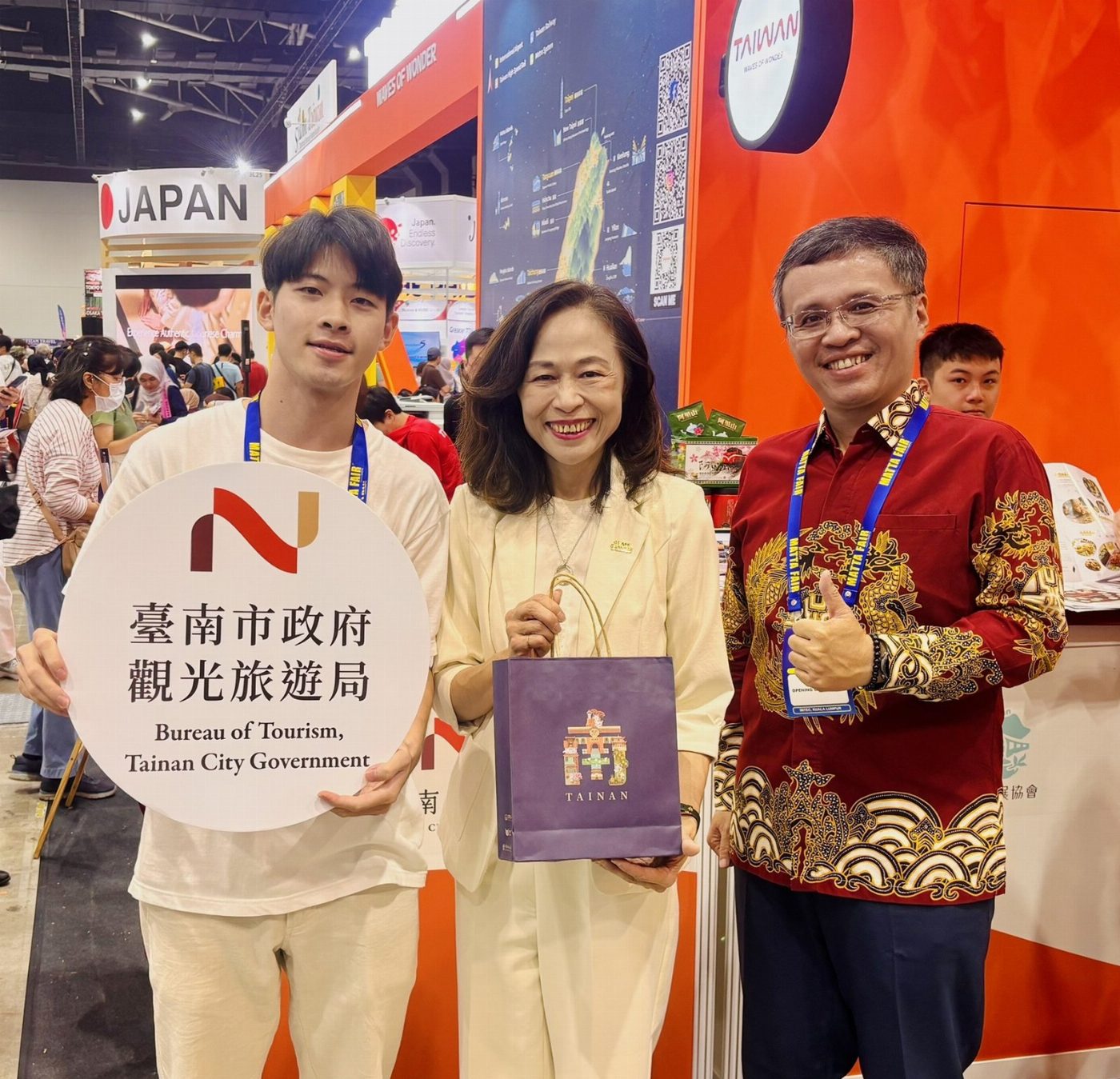 南市府參加2026吉隆坡MATTA國際旅展 攜手百萬網紅常勇、賈森深化馬來西亞觀光市場