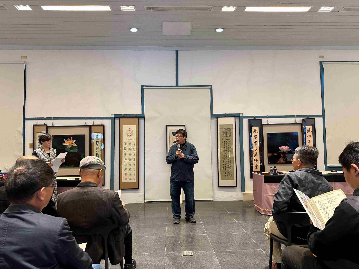 藝術大師李國殿攜手書法名家齊聚北門，共創鹽鄉藝文盛事