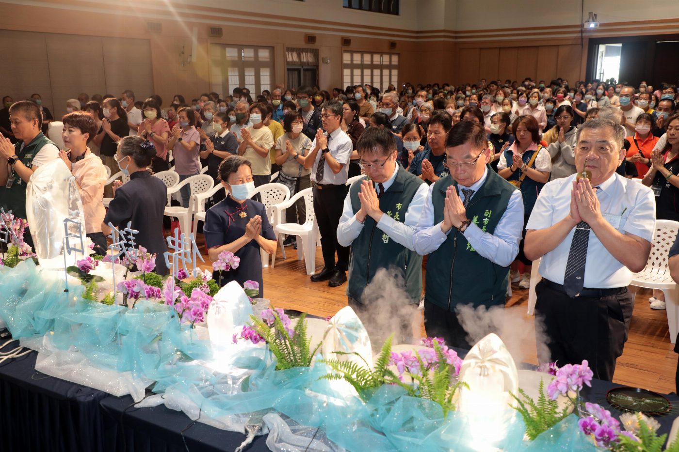 慈濟60年深耕台南 市長黃偉哲參與浴佛典禮祈求和平