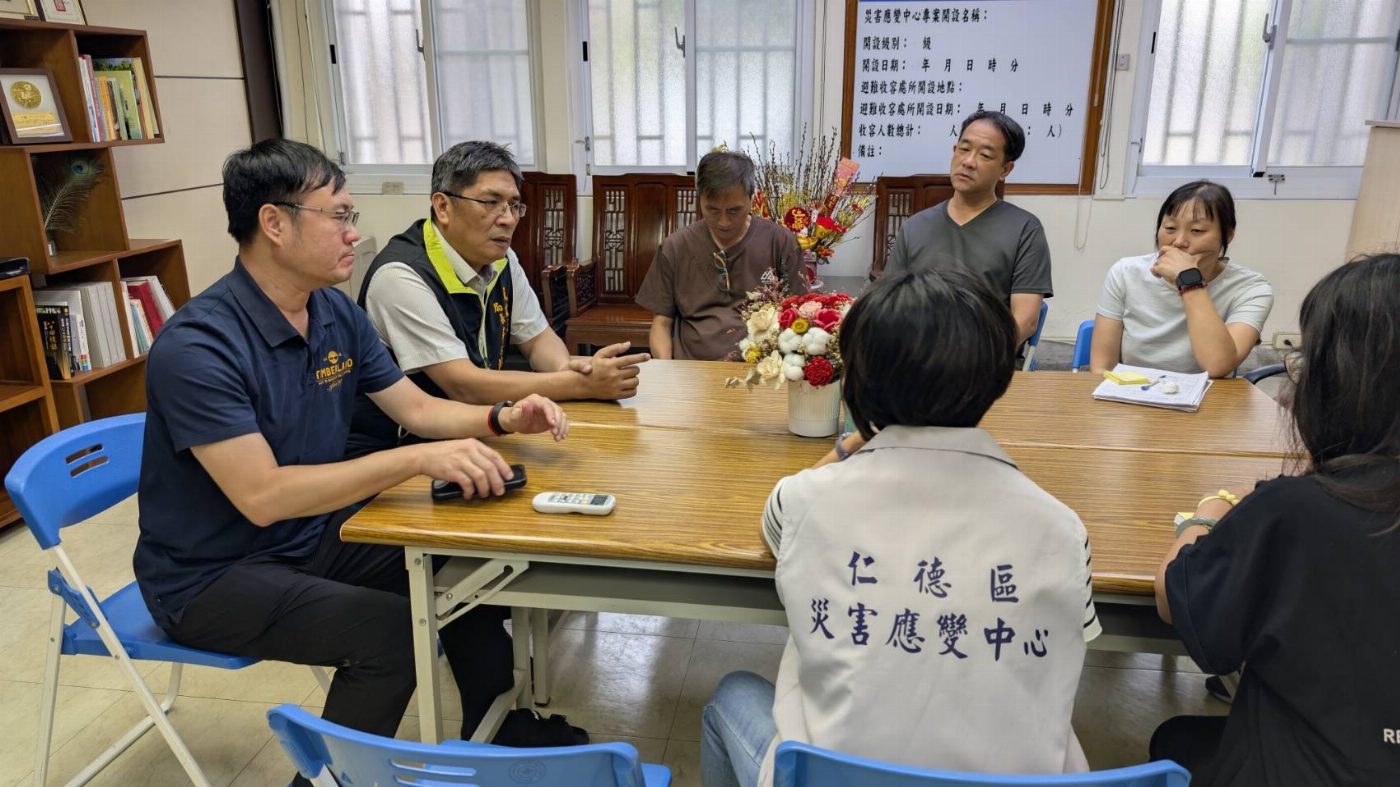 巴威來襲！臺南市府全力防颱　民政局局長深入各區巡視災情應變與物資整備