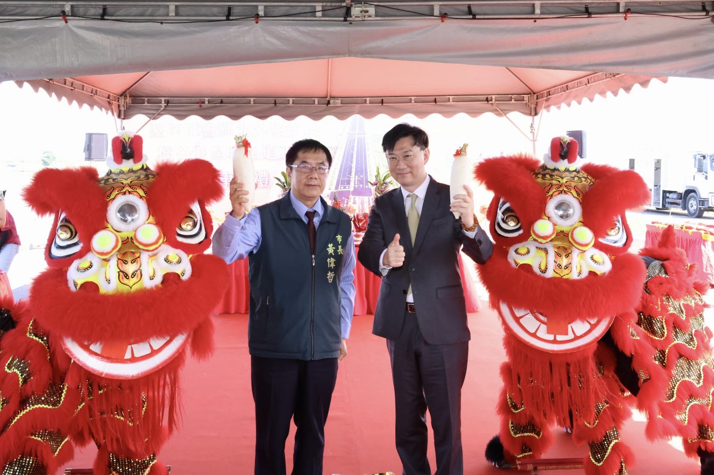 北外環銜接樹谷連絡道6月底全線通車　黃偉哲：完善南科聯外交通路網