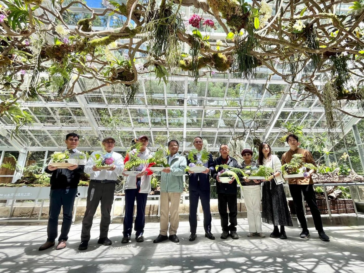 阿里山植物園溫室「浮光界」首度對外開放