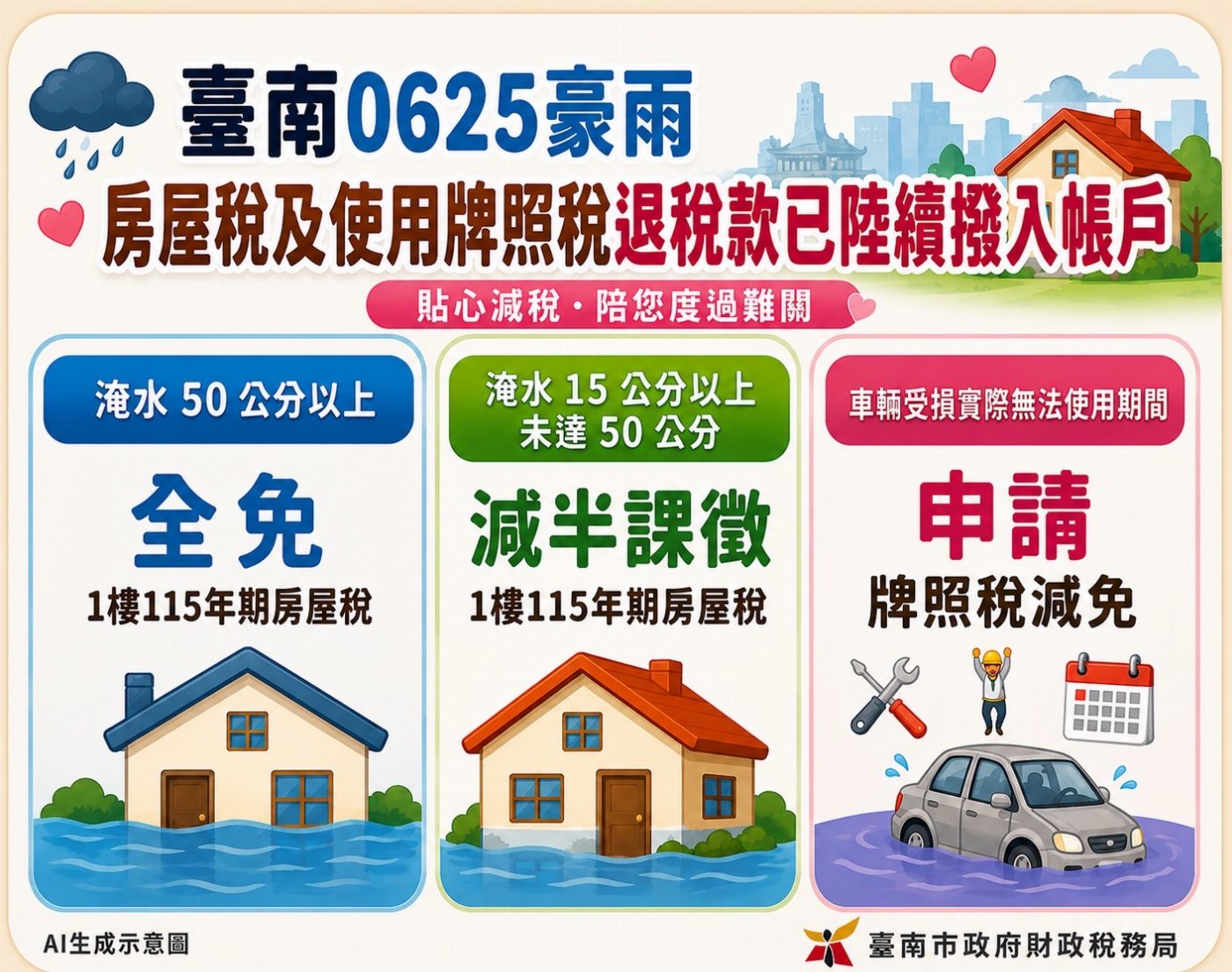 受災民眾樂見財稅局盡速退稅 助力恢復生活