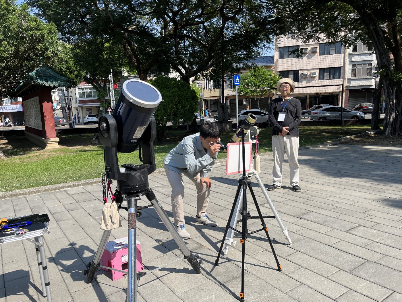 水交社追日歷史再現 日本天文達人攜專業設備至水交社 帶領民眾探索太陽奧秘