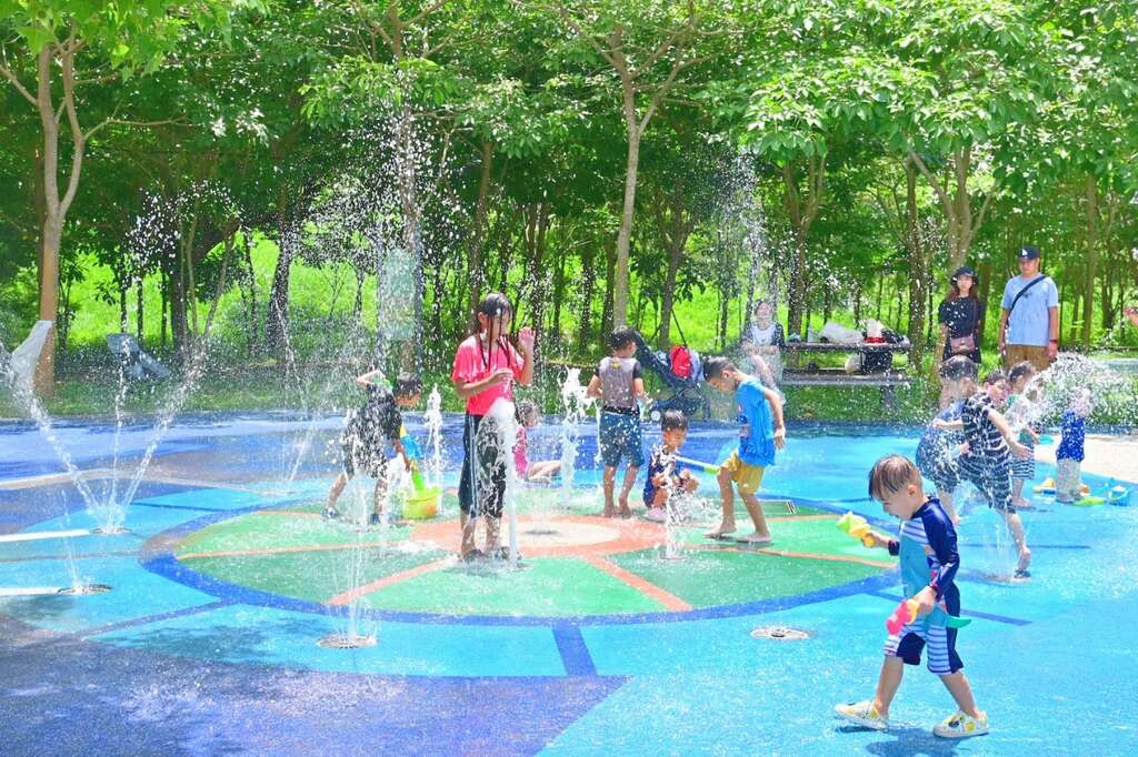 台中中科公園「夏日戲水區」，預計於7月4日開放