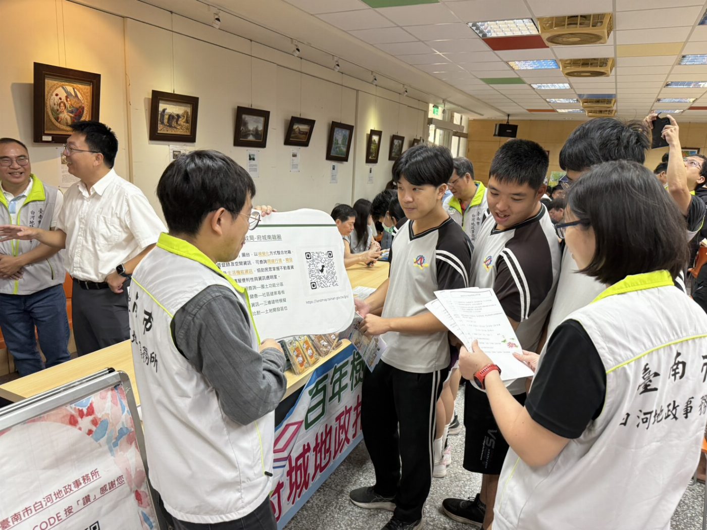 白河地政攜「南籍圈」前進校園　從租屋實價到合法用地扎根「百年樹人」