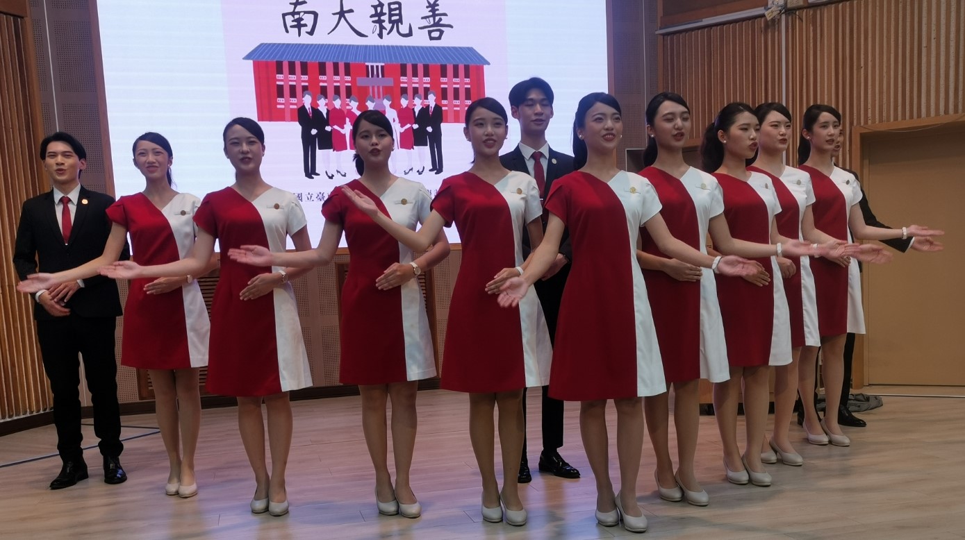 臺南大學親善大使再度獲選國慶禮賓接待人員